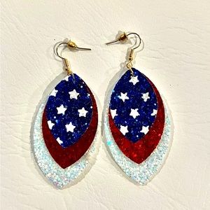 Patriotic earrings